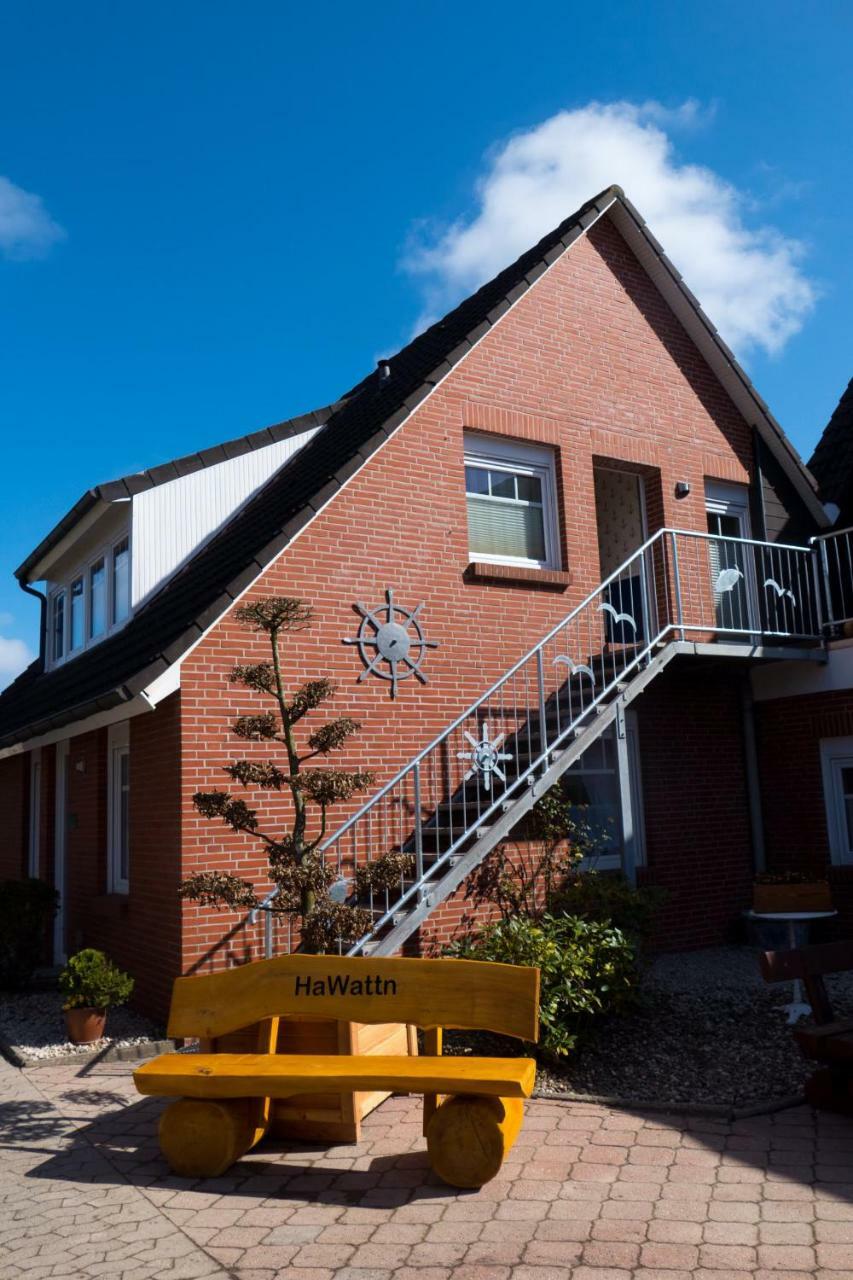 Hotel Hawattn Dornumersiel Exterior foto